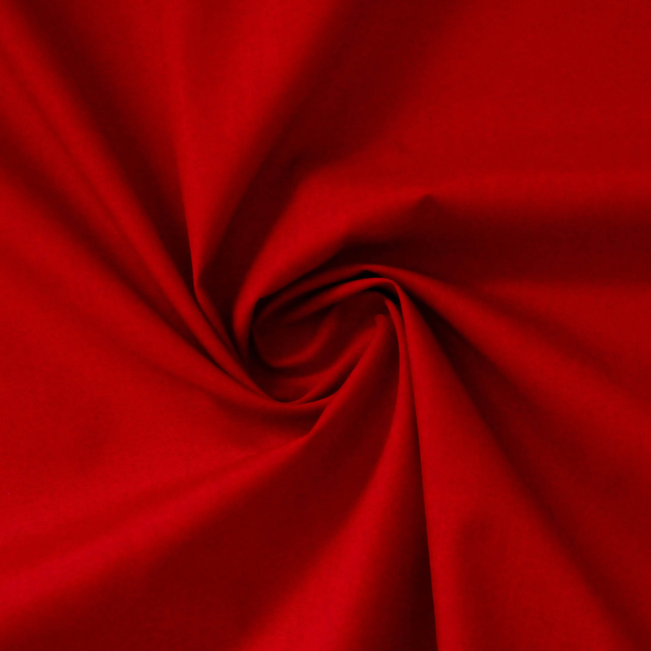 Rouge Cerise - Poly Coton Uni de Qualité Supérieure - Largeur 114cm